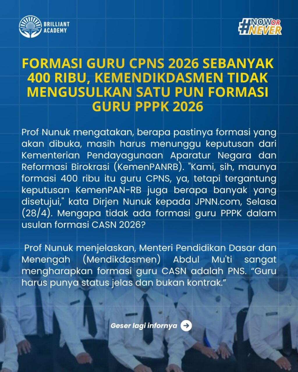 Instagram post from brilliant_academy29. This post is in position 1.